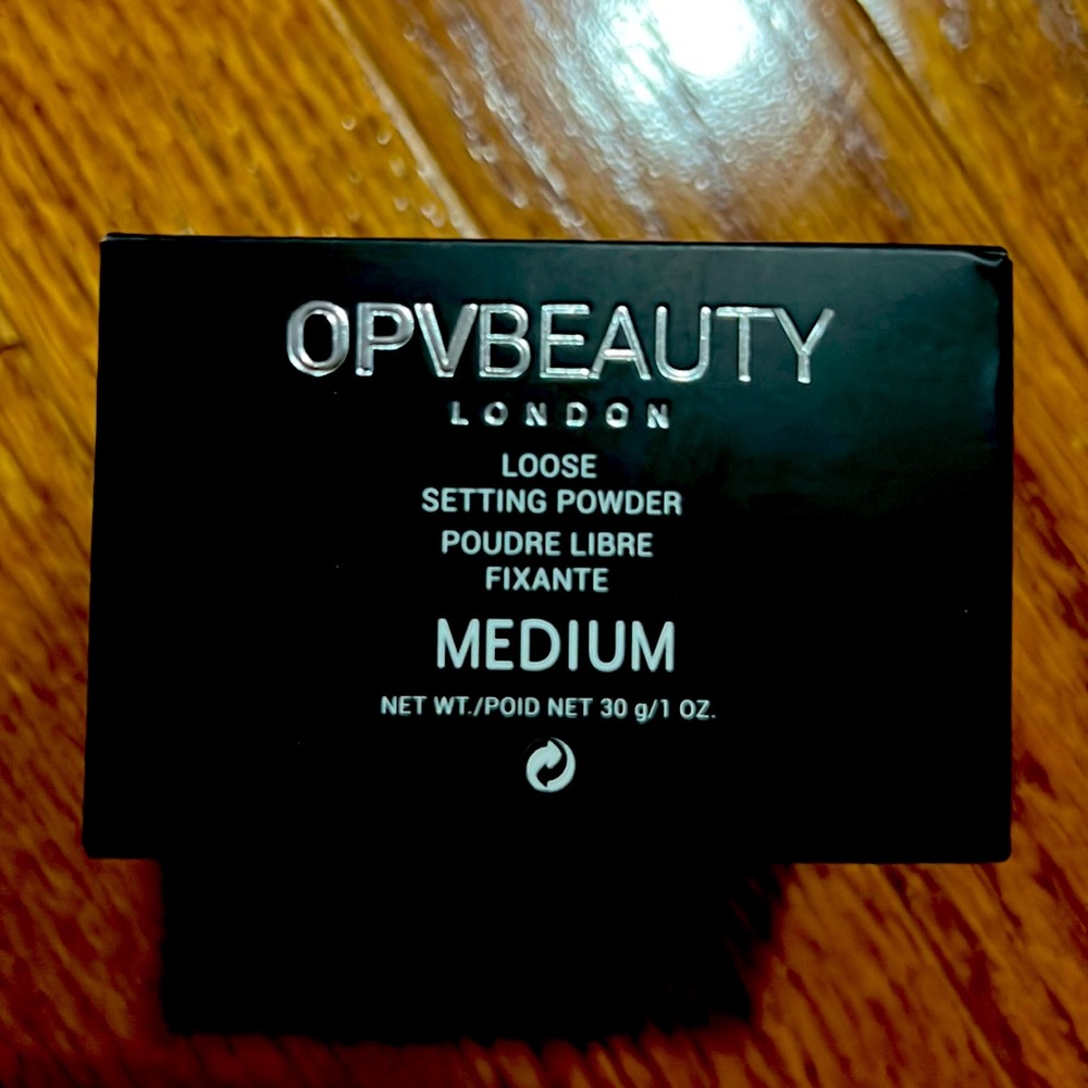 Opv beauty, loose setting powder.